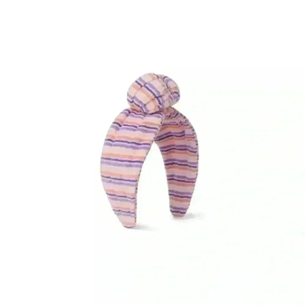 NWT Janie and Jack Bright Violet Stripe STRIPED TERRY KNOT HEADBAND one size